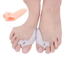 2Pcs/lot Silicone Toe Separator Hallux Vlagus Corrector Bunion Orthotics Thumb Bone Brace Support Splint Straightener 2024 - buy cheap