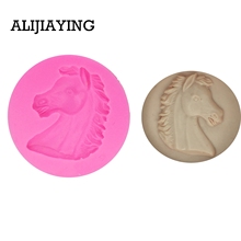 DY0010 Horse Silicone Mold Fondant Molds Cake Decorating Tools Polymer Clay Candy Chocolate Moulds cake stencil 2024 - buy cheap