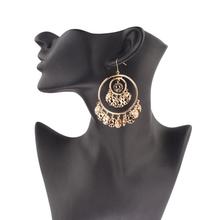 Women Vintage Silver Color Alloy Jhumka Earrings Indian Turkish Coin Bells Statement Earrings Tribal Gypsy Jewelry 2024 - buy cheap