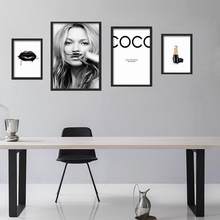 Woman Picture coco lipstick girl Wall Art Nordic Posters and Prints Canvas Painting for Living Room Modern Home Decor 2024 - buy cheap