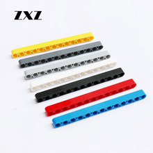50PCS Technical Liftarm 1x13 Hole Technical Beam 13 Thick Bulk Building Blocks Model 41239 MOC Helicopter Accessories Parts Toys 2024 - buy cheap