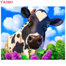 DIY Diamond Painting milk cow 5D Full Square/Round Diamond Embroidery Full Display Mosaic Painting Rhinestones Decoration Home 2024 - buy cheap