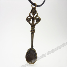 40 pcs Vintage Charms Spoon Pendant Antique bronze Zinc Alloy Fit Bracelet Necklace DIY Metal Jewelry Findings 2024 - buy cheap