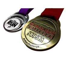 Personalizado medalha de desporto em bronze da lasvegas com fita k20042 2024 - compre barato