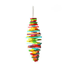 WOOD BIRD TOYS Colorful bird toy for small and medium parrots and big bird chew and swing  012 2024 - buy cheap