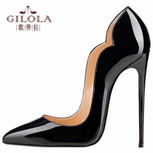 12cm Heels Fashion Super High Heels Women Pumps Pointed Toe Sexy Women Shoes Spring Summer Stiletto Shoes Woman #Y0116684Q 2024 - buy cheap