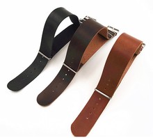 Wholesale 10PCS/lot High quality 16MM 18MM 20MM 22MM 24MM PU leather nato straps Imitation leather Watch band watch strap 3color 2024 - buy cheap