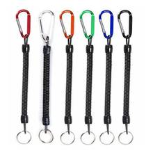 1 Piece 12cm Fishing Lanyard Boating Safety Rope String Fishing Rope with Camping Carabiner Secure Lock Fishing Tool Accessories 2024 - buy cheap