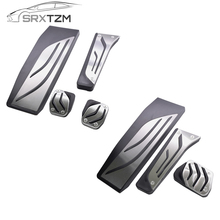 SRXTZM-almohadilla de placa de Pedal de acelerador de freno sin perforación para BMW serie 1, 2, 3, 4, 5, 6, 7, GT, X3, X4, X5, X6, Z4, F10, F15, F30, F31, F34, LHD 2024 - compra barato