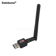 Kebidumei-miniadaptador wifi para PC, antena de WiFi USB de 150M, tarjeta de red de ordenador inalámbrica 802.11n/g/b LAN, adaptador wifi para PC 2024 - compra barato