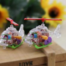 Cor Clockwork Wind-Up Brinquedo Avião Avião Casa Voando Crianças Bonito Criativo Engraçado 2024 - compre barato