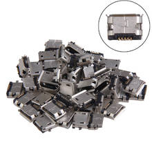Pro Electrical Equipment Connector 50 pcs Micro USB 5pin B Type Female Jack Socket Connector DIY SMT Terminals For Phone Repair 2024 - buy cheap
