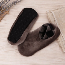Men Thicken Winter Warm Boat Socks Non Slip Elastic Indoor Floor Socks Slipper 2024 - buy cheap