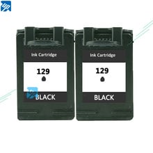 UP  2PK Compatible Ink Cartridge Replacement for HP 129 for hp Deskjet 5940 5943 D4163 6983 Photosmart 2570 2573 printer 2024 - buy cheap