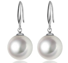 E237 libre de níquel 925 joyería de plata de ley pendientes colgantes de perlas para mujer accesorios envío gratis Bijoux 2024 - compra barato