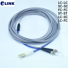 Cable de puente de fibra óptica blindada, cable doble de fibra óptica de 2 núcleos, 40M, SC, LC, FC, ST, UPC, APC, 1 unidad 2024 - compra barato