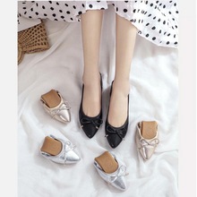 Zapatillas de Ballet planas para mujer, zapatos elegantes de punta estrecha, zapatos casuales cómodos de talla grande #34-43 2024 - compra barato