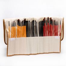Multifunction Paint Brush Set Oil Painting Watercolor Brush Art Supplies Nylon Hair Wooden Handle With Canvas Bag 36Pcs/set 2024 - buy cheap