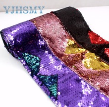 Yjhsmy G-18930-1281,75mm,2 jardas coloridas fitas squama, decoração do casamento, acessórios para vestuário, materiais artesanais diy 2024 - compre barato