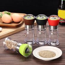 Kitchen Grinding Bottles Tools Salt Pepper Mill Grinder Spices Mill Cutter Machine Shaker Transparent Grind Cooking Accessories 2024 - compre barato