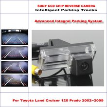 Car Backup Rear Reverse Camera For Toyota Land Cruiser 120 Prado 2002-2009 HD Intelligent Parking Tracks CAM 2024 - buy cheap