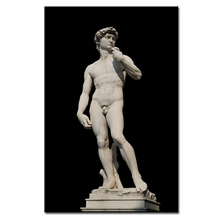 Replica Michelangelos David black background wall Picture For Room oil painting wall art Print wall painting No Framed 2024 - buy cheap