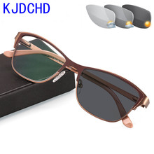 2019 New fashion Titanium alloy sunglasses for women  transition photochromic reading glasses presbyopia diopters glasses 2024 - buy cheap