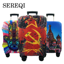 SEREQI-funda protectora colorida para equipaje de 18 a 32 pulgadas, bolsa elástica antipolvo, accesorios de viaje 2024 - compra barato