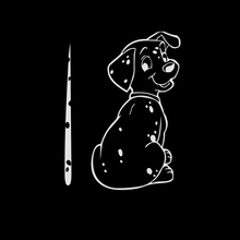 NEW 3D Car Stickers cute Dalmatian dog Moving Tail Stickers Reflective Window Wiper Decals Rear Windshield Sticker Car Styling 2024 - buy cheap