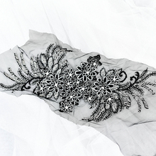 bigsize sequins flower rhinestone patch apliques de roupa crystal rhinestone applique sew on patches for clothing para vestuario 2024 - buy cheap