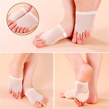 1 almohadilla Doble de Cinco agujeros para el cuidado de los dedos del pie, herramienta de cuidado para la práctica del dedo del pie, estera frontal, protección de los pies 2024 - compra barato
