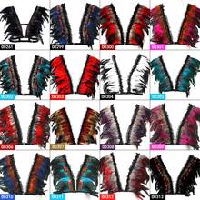 Color Feather Epaulettes Bra Bondage Shoulder Wings BurningMan Festival Dance Rave Wear Steampunk Goth Body Harness Lingerie 2024 - buy cheap