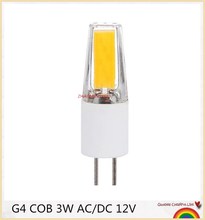 Mini lâmpada de led g4 cob 3w, ac/dc 12v, uso em lustre de cristal, substitui lâmpada de halogênio 2024 - compre barato