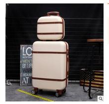 20 Inch ABS Spinner suitcase trolley luggage bag Rolling Suitcase women  travel Luggage suitcases 24 Inch Wheeled Suitcase sets 2024 - buy cheap