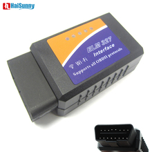 HaiSunny  ELM327 v1.5 wifi OBD OBD2 Car Diagnostic Scanner elm 327 wifi 1.5 OBDII WIFI Scanner for Android and iOS 2024 - buy cheap