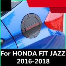Cubierta de tanque de combustible ABS, tapa de llenado de tapa de Gas, Metal ABS, decoración Exterior, accesorios de coche para HONDA FIT JAZZ 2016-2018 2024 - compra barato