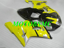 Custom Fairing kit for GSXR600 750 K1 01 02 03 GSXR 600 GSXR750 2001 2002 2003 ABS Yellow black Fairings set+gifts SG27 2024 - buy cheap
