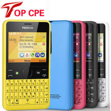 Восстановленный Оригинальный Nokia Asha 210 разблокированный GSM 2,4 "две sim-карты 2MP QWERTY клавиатура только на английском языке мобильный телефон Бесплатная доставка 2024 - купить недорого