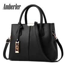 Amberler роскошные женские Сумки из искусственной кожи высокого качества женские сумки дизайнерские новые модные женские сумки на плечо большой емкости 2024 - купить недорого