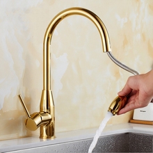 New Arrival Kitchen Faucet Brass Kitchen Sink Pull Out Kitchen Faucet Sink Tap Mixer with Pull Out Shower Head 2024 - buy cheap