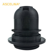 ASCELINA 10pcs/lot E27 lamp holder black vintage lamp base led fitting e27 socket lamp accessories Chandelier Base lamp Socket 2024 - buy cheap