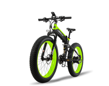 Мощный электрический скутер, 2 колеса, Электрический велосипед, 500 Вт, 48 В, толстая шина, снег/пляж, складной Электрический горный велосипед для взрослых 2022 - купить недорого