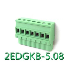 Free shipping! 10PCS/LOT 2EDGKB 2EDGKB-5.08 4P plug-in terminal block 5.08mm PCB terminal connector Straight Pin Plug-in Screw 2024 - buy cheap