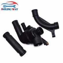 SMILING WAY# Thermostat Housing + Curved+Straight Pipe For MG MG ZS, ZT, ZT-T Rover 75 2.0 2.5 2001-2005 OE# PEM101050,PEP101970 2024 - buy cheap