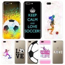 For OnePlus 6 6T 5 5T 3 3T Phone Case Silicone Football Soccer Love Heart Boys Men Soft Back Cover For One Plus 6 6T 5 5T 3 3T 2024 - buy cheap