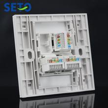 SeTo 86 Type Three Ports RJ45 Cat5e Ethernet Network Lan Outlet Wall Plate Socket Keystone Faceplate 2024 - buy cheap