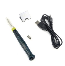 Novo ferro De Solda Mini USB Portátil 5 V 8 W Elétrico Alimentado Ferro De Solda Pen/Ponta Interruptor de Toque 2024 - compre barato