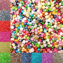 500pcs/bag 4mm Cabochon Semicircle ABS Beads Natural Loose Freshwater Half Jewelry Imitation Pearl 6zsh761-4mm 2024 - buy cheap