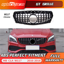 GT grill For CLA W117 GT Grille Front Grill for Mercedez benz CLA Class CLA220 CLA250 260 300 2016-2018 Car grille front  grill 2024 - buy cheap