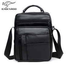 Badenroo Real Cowhide Men Messenger Bags Black Male Handbags Genuine Leather Business Shoulder Bags Man Crossbody Bags Briefcase 2024 - buy cheap